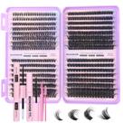 Extensões de cílios DAODER Natural & Thick Lash 640 unidades 40D+60D+80D+100D