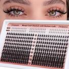 Extensões de cílios Focipeysa Manga Lash Clusters Wispy 330 unidades
