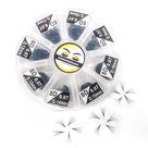 Extensões de cílios GorgeousLash 1200 Ventiladores mistos 8D 7D 6D 5D 4D 3D Curl D ou C 0,07 mm de diâmetro