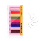 Extensões de cílios NAGARAKU Colored Rainbow 0,15 mm C Curl 15 mm