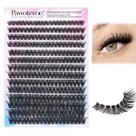 Extensões de cílios Pawotence Lash Clusters 280 unidades 9-16 mm
