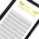 Extensões de cílios pré-fabricadas para ventiladores PRO LASHBEAUTY 3D-C 0,10 14 mm
