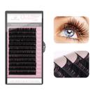 Extensões de cílios Qeelasee Faux Mink Silk 0,03 mm D Curl 13 mm