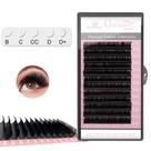 Extensões de cílios Qeelasee Premium 0,07 mm CC Curl 12 mm