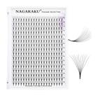 Extensões de cílios Ventiladores pré-fabricados NAGARAKU 10D Volume 0,07 mm Extensões de cílios Ventiladores pré-fabricados NAGARAKU 10D Volume 0,07 mm