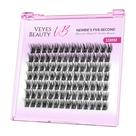 Extensões de cílios VEYESBEAUTY Lash Clusters de 10 mm individuais