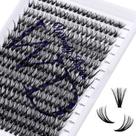 Extensões de cílios Wendy LASHES Lash Clusters 300 unidades C/D Curl Extensões de cílios Wendy LASHES Lash Clusters 300 unidades C/D Curl