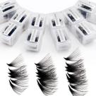 Extensões de cílios WENDY Lashes, ventiladores pré-fabricados, 1200 unidades, 20D