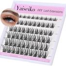 Extensões de cílios Yaiseiko Manga Lash Clusters 60 unidades 8-16 mm