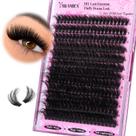 Extensões de cílios Yawamica Fluffy Lash Clusters 200D Volume