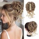 Extensões de coque de cabelo Foaoit Messy Buns para mulheres