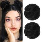 Extensões de coque de cabelo REECHO Mini Claw Clip Messy Cat Ears x2