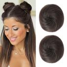 Extensões de coque de cabelo REECHO Mini Claw Clip Messy Cat Ears x2