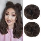 Extensões de coque de cabelo REECHO Mini Claw Clip Messy Cat Ears