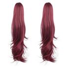 Extensões de rabo de cavalo HSPHTM Burgundy Synthetic Hair 139g