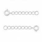 Extensor 4cm Fecho Boia - Kit 2 Unidades De Prata 925 Falta foto