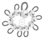 Extensor Alargador De Colarinho Camisa Social Aço Inox Kit 10