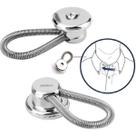 Extensor Alargador De Colarinho Camisa Social Aço Inox Kit 2