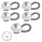 Extensor Alargador De Colarinho Camisa Social Aço Inox Kit 5