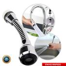 Extensor Bico Arejador Cromado Prolongador Torneira Chuveirinho Flexível Gira 360 Graus para Pias Perfeito para Cozinhas, Banheiros e Lavanderias Extensor Bico Arejador Cromado Prolongador Torneira Chuveirinho Flexível Gira 360 Graus para Pias Perfeito para Cozinhas, Banheiros e Lavanderias