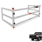 Extensor Caçamba S10 2001 a 2011 Divisor ED Prata