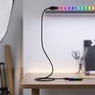 Extensor Chicote RGB 4 Pinos 1 Metro Para Fita LED 12V Com Acabamento Preto E Fácil Instalação