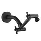 Extensor de braço de chuveiro Pichrain Black Matte Black 12,7 cm