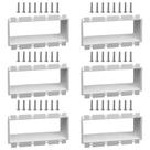 Extensor de Caixa de Tomada Elétrica XGGYA 4 Módulos com Resistência ao Fogo Extensor de Caixa de Tomada Elétrica XGGYA 4 Módulos com Resistência ao Fogo