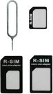 Extensor de Chip Nano para Micro Sim com Chave Ejetora Metal