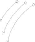 Extensor de colar VANBARIS em prata esterlina 925 5, 7, 10cm