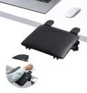 Extensor de mesa dobrável eulps, apoio de braço, suporte de couro, 68 cm