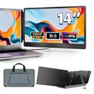 Extensor de monitor para laptop domyfan 14 FHD 1080P IPS Dual