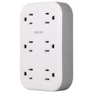 Extensor de saída com protetor de sobretensão Philips EZfit 6-Outlet