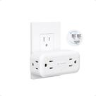 Extensor de saída TROND Surge Protector 4 Adaptador AC branco Extensor de saída TROND Surge Protector 4 Adaptador AC branco