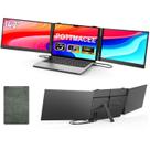 Extensor de tela para notebook POTTMACEE 14,2" FHD IPS Triple Screen