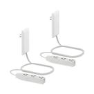 Extensor De Tomada Ultrafino Com 3 Entradas, Régua De Energia Com 3 Tomadas, Extensor De Cabo 1650W