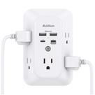 Extensor de Tomadas Addtam 5 Saídas com 4 USB PD 20W - Protetor de Surtos