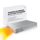Extensor de ventilação de piso Hometu Sideways 11,9-23 cm de alumínio Extensor de ventilação de piso Hometu Sideways 11,9-23 cm de alumínio