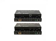 Extensor De Video HDMI 2.0 UHD 4K 18GBPS HDBaseT Com ARC e IR Via cat5 cat6 Até 100m AS EX100ARC