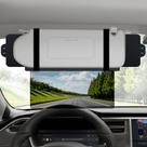 Extensor de viseira solar Veharvim para carro polarizado UV400 preto claro