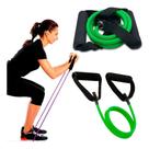 Extensor Elastico Malhar Academia Treino Pilates Exercício Funcional