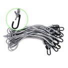 Extensor elástico para lona de caminhão 35cm 50un Prata