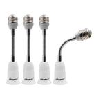 Extensor Flexible para Casquillo E26 DiCUNO de 15,5 cm, Paquete de 4