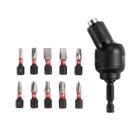 Extensor Giratório P/Bit 1/4" Com 11Pçs 48-32-2301 Milwaukee Unica