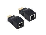 Extensor Hdmi 30 Metros Via 1 Cabo De Rede Rj45 Cat5E/6