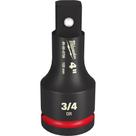 Extensor p/soquete impacto 3/4" x 4" 49-66-6709 milwaukee Extensor p/soquete impacto 3/4" x 4" 49-66-6709 milwaukee