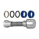 Extensor para Torneira Extensor ABS Cromado 140MM com Arejador e Roscas M24 M22 M21 M19 Prata Blukit Extensor para Torneira Extensor ABS Cromado 140MM com Arejador e Roscas M24 M22 M21 M19 Prata Blukit