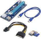 Extensor Placa Pci Riser Express Usb 3.0 Sata 1x 16x