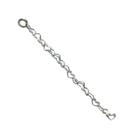 Extensor Prata Legítima 925 Coração 10 Cm Extensor Prata Legítima 925 Coração 10 Cm