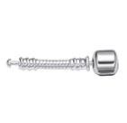 Extensor Pulseiras Berloques Fecho Tambor Liso B Prata